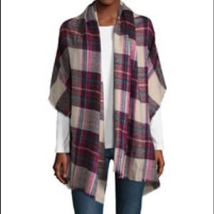Plaid Blanket Scarf